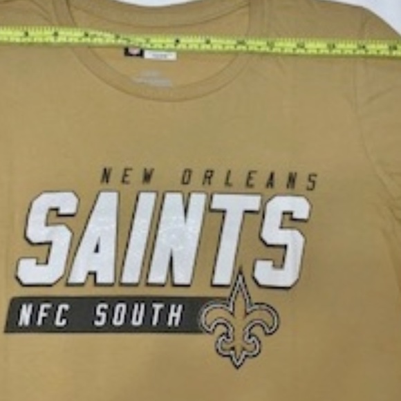 Women's small tan NFC Saints t-shirt - Picture 2 of 6